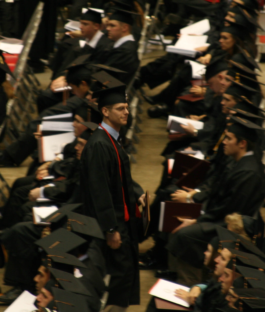 Brett Bender, Voice Actor, College Graduation